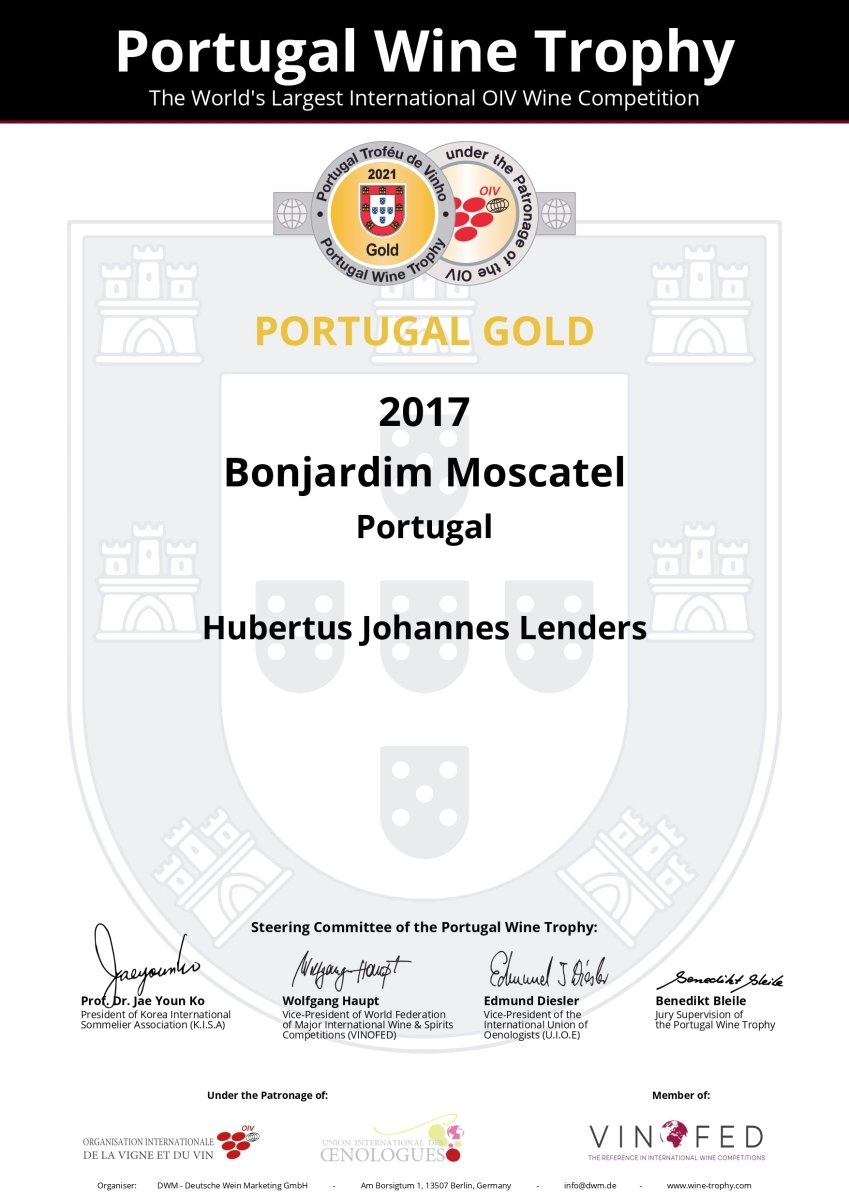 Bonjardim Moscatel Liquor - Bonjardim Wines- Moscatel liquor